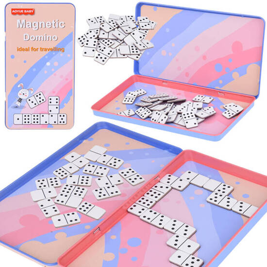 Domino magnetic mini travel game for children and adults GR0675