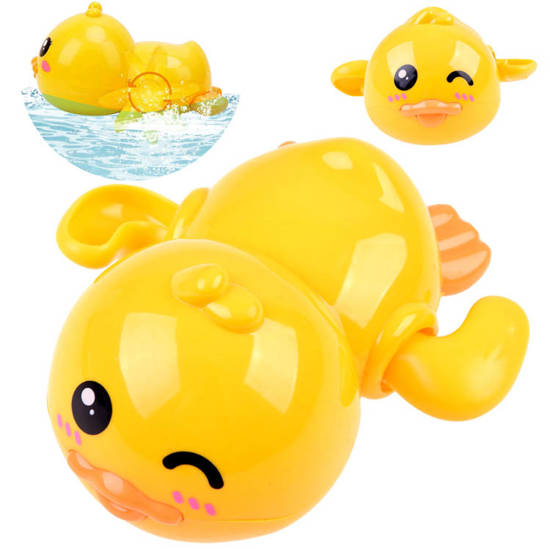 Duck screwed on the bath. Water toy ZA3977