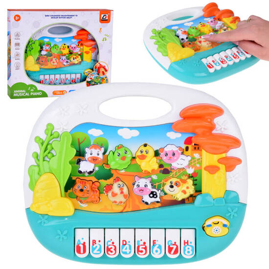 Educational Piano Interactive Organ with Animals Farm ZA5331