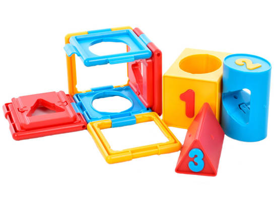 Educational fold-out puzzle cube ZA4539