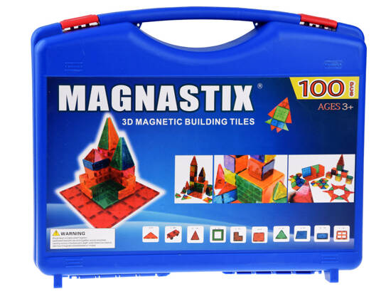 Educational magnetic blocks PANELS 100 pieces ZA3860