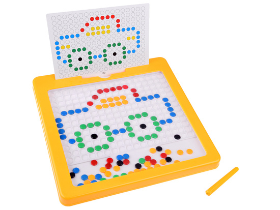 Educational magnetic board with pins for arranging ZA4738