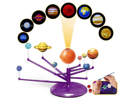 Educational set 2in1 Solar system Projector displays planets ZA5199