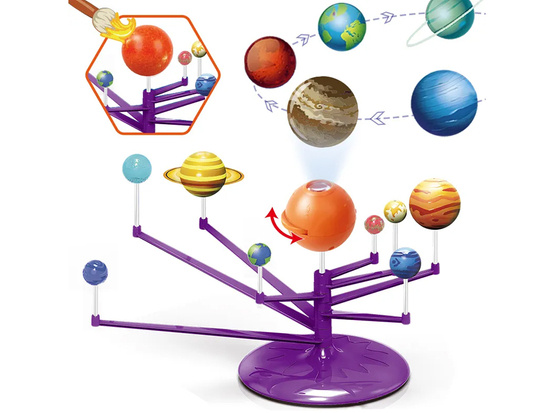 Educational set 2in1 Solar system Projector displays planets ZA5199