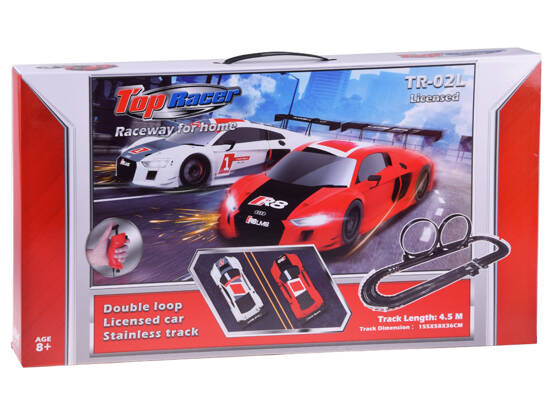 Electric car rally track 2 cars AUDI route 4.5 m RC0619