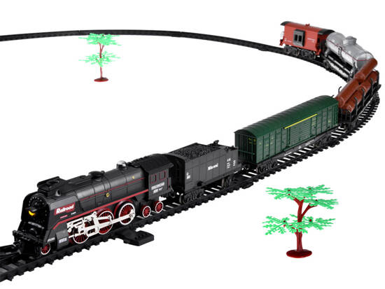 Electric railway train 185x99cm smokes steam sound effect RC0622