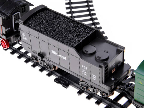 Electric railway train 185x99cm smokes steam sound effect RC0622