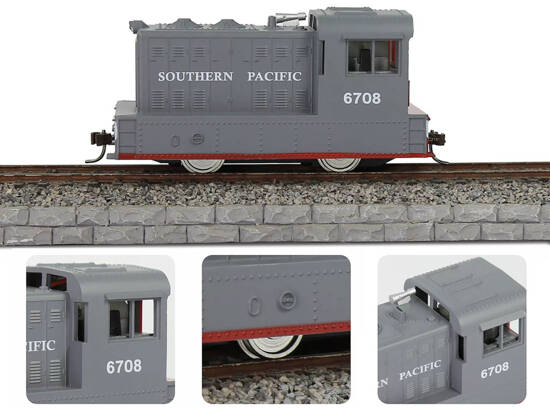 Electric train with tanker freight train control unit RC0651