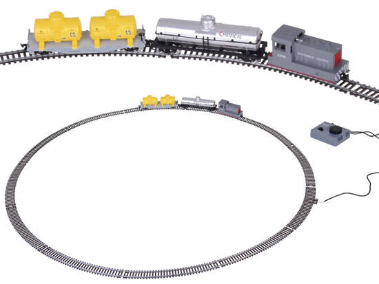 Electric train with tanker freight train control unit RC0651