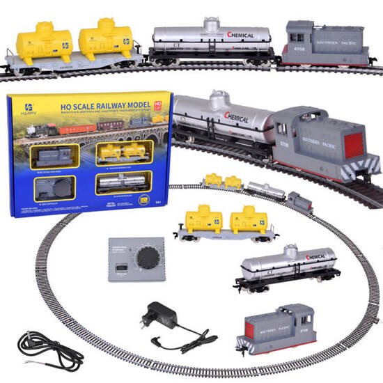 Electric train with tanker freight train control unit RC0651