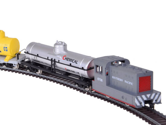 Electric train with tanker freight train control unit RC0651