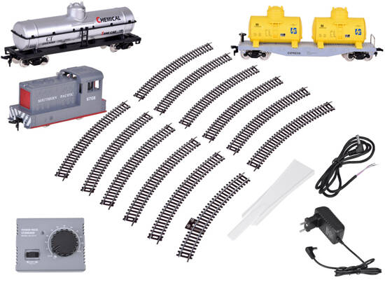 Electric train with tanker freight train control unit RC0651