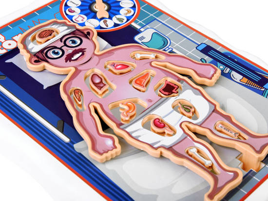 Electronic Game Fun Doctor surgery + tweezers + organs ZA4320