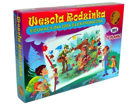 Electronic educational game Cheerful Rodzinka G0186