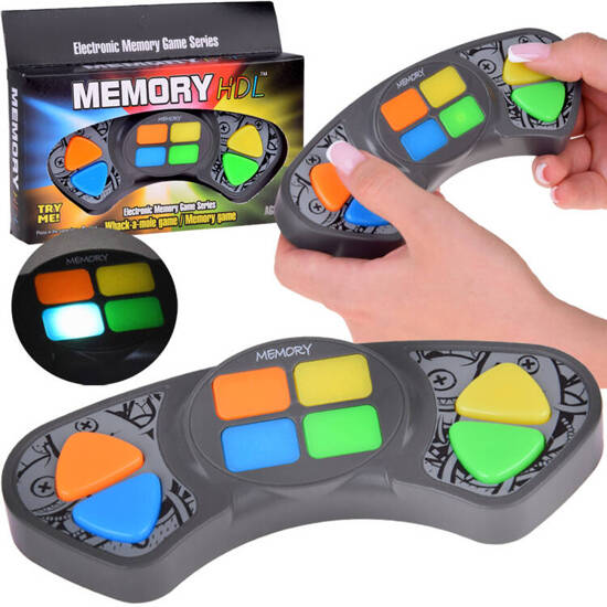 Electronic game Memory colored buttons memorizing colors GR0690