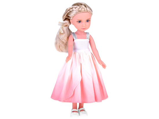 Elegant Stylish Doll in Hat with Long Blonde Hair ZA5314