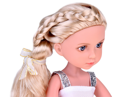 Elegant Stylish Doll in Hat with Long Blonde Hair ZA5314