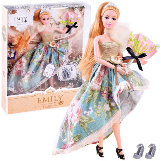 Emily Doll in a ball gown elegant shoes ZA3136