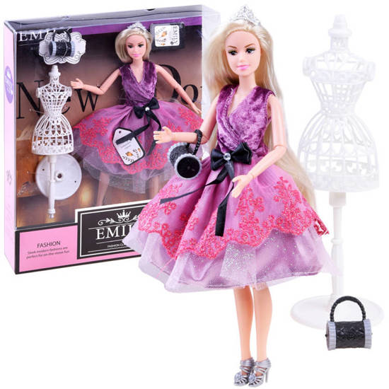 Emily Doll in an evening dress + accessories ZA3137