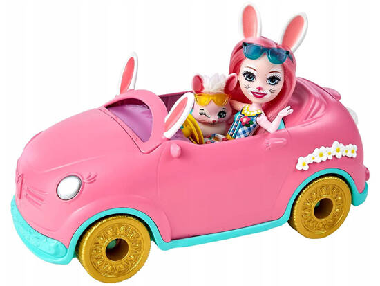 Enchantimals bunny car doll Bree Bunny Mobile accessories car ZA5468