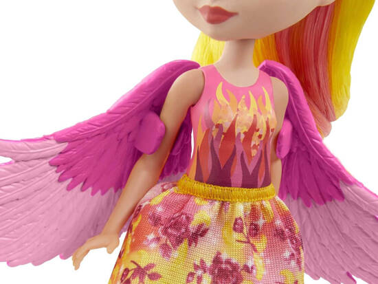 Enchantimals doll Falon Phoenix + chicken Sunrise GYJ04 ZA4923