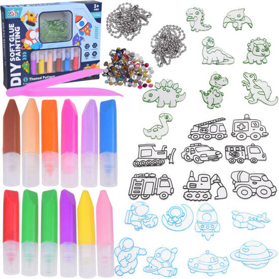 Enlarged Creative Kit for Making DIY Keychains ZA5209