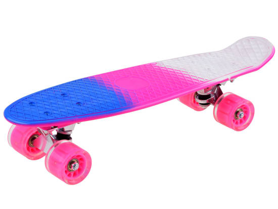 FISZKA Pink skateboard for girls SP0577