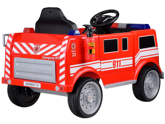 Fire brigade car Battery operated fire truck Roosters Signal Radio PA0313