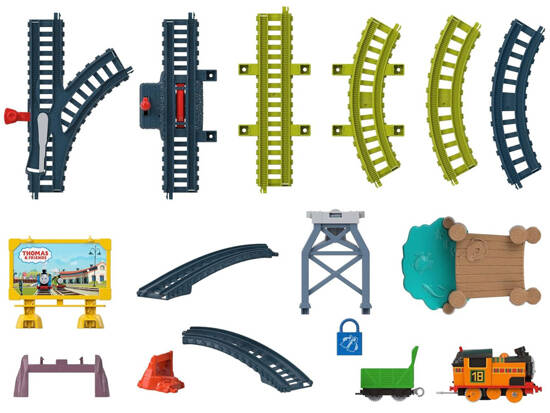 Fisher-Price Thomas & Friends Train Set Track Nia's Locomotive ZA5531