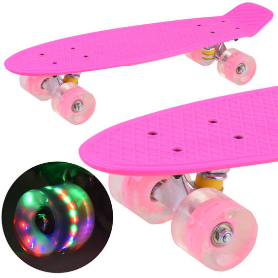 Flashcard with glowing wheels Skateboard SP0715