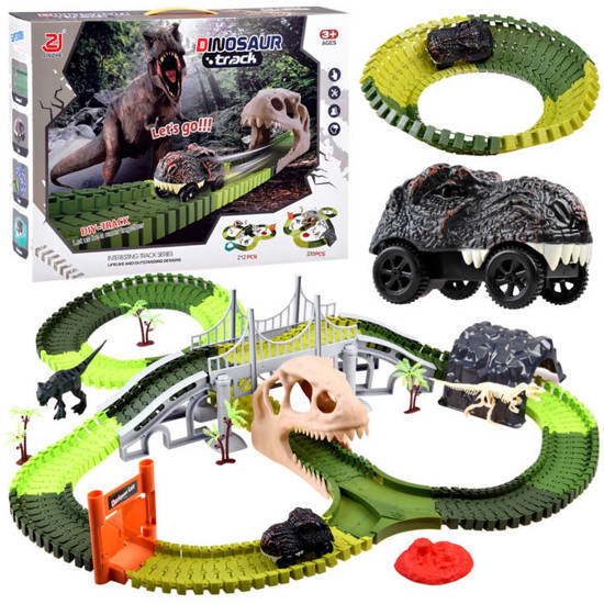 Flexible track for cars dinosaur 233 el. ZA4331