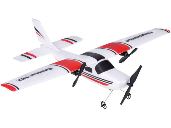 Flying light RC Airplane model Cessna 182 RC0654