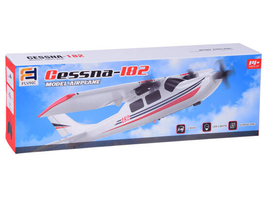 Flying light RC Airplane model Cessna 182 RC0654