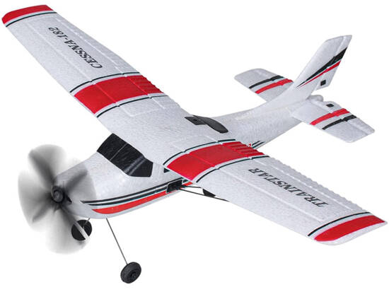 Flying light RC Airplane model Cessna 182 RC0654