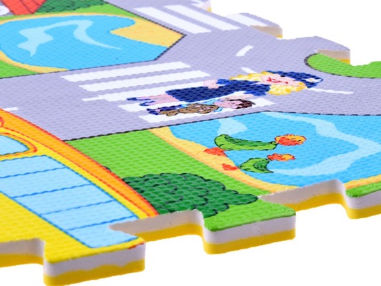 Foam mat puzzle street city EVA ZA2510