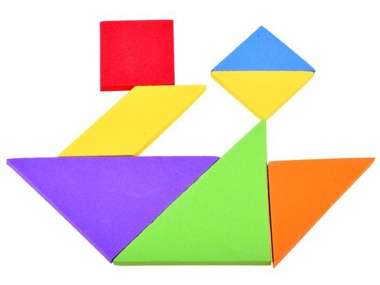 Foam puzzle logical puzzle tangram multicolor puzzle ZA3343