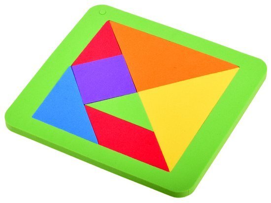 Foam puzzle logical puzzle tangram multicolor puzzle ZA3343