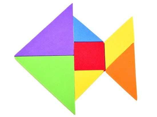 Foam puzzle logical puzzle tangram multicolor puzzle ZA3343