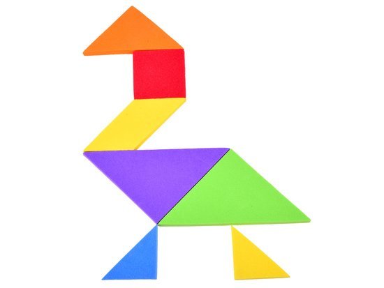 Foam puzzle logical puzzle tangram multicolor puzzle ZA3343