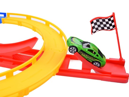 Freaky Rally Track 2 in 1 launcher + 4 toy cars ZA2584