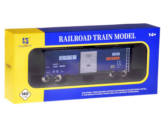 Freight wagon for railway model sliding doors H0 1:87 RC0645