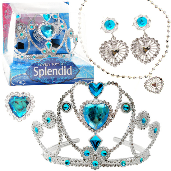 Frozen Set LAND OF FROST Elsa Jewelry Crown for Princess ZA1669