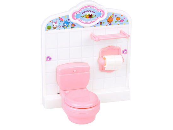 Furniture for the doll's house, bathroom, bedroom ZA3968