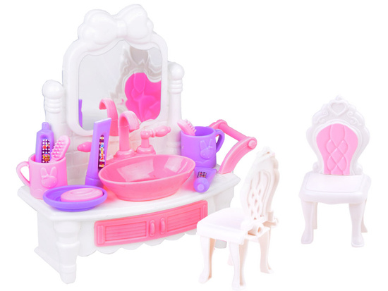 Furniture for the doll's house, bathroom, bedroom ZA3968