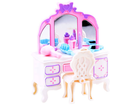 Furniture for the doll's house, bathroom, bedroom ZA3968