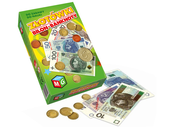Gambling dime, banknotes learning fun GR0289