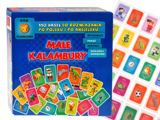 Game Small Puns 110 entries Polish-English. GR0245