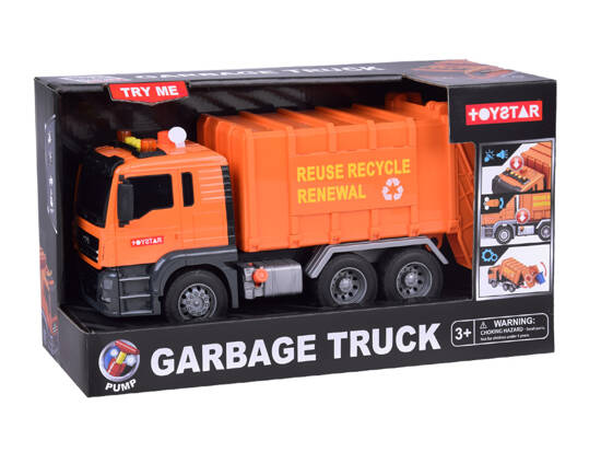 Garbage Truck with Bins and Sound Educational Fun for Children ZA5228