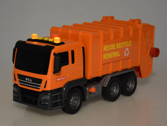 Garbage Truck with Bins and Sound Educational Fun for Children ZA5228