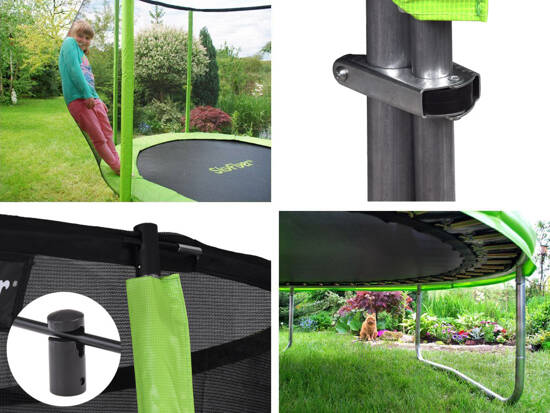 Garden trampoline SKYFLYER RING 2in1 180cm 6FT